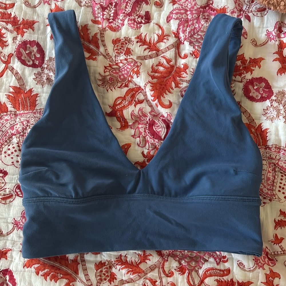 Lululemon blue align bra v neck